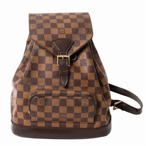 brown checkered louis vuitton backpack|louis vuitton damier shoulder bag.